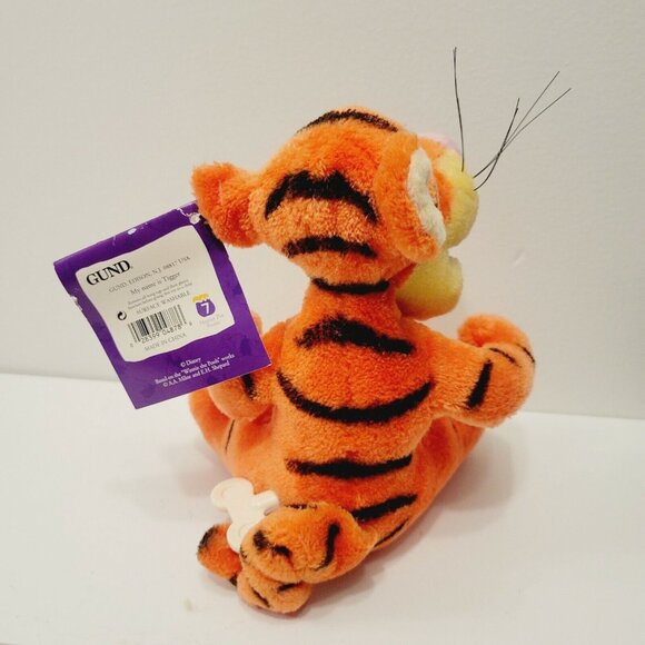 GUND Winnie The Pooh 100 Acre Collection Musical Tigger Plush W/Original Tag - Picture 3 of 5